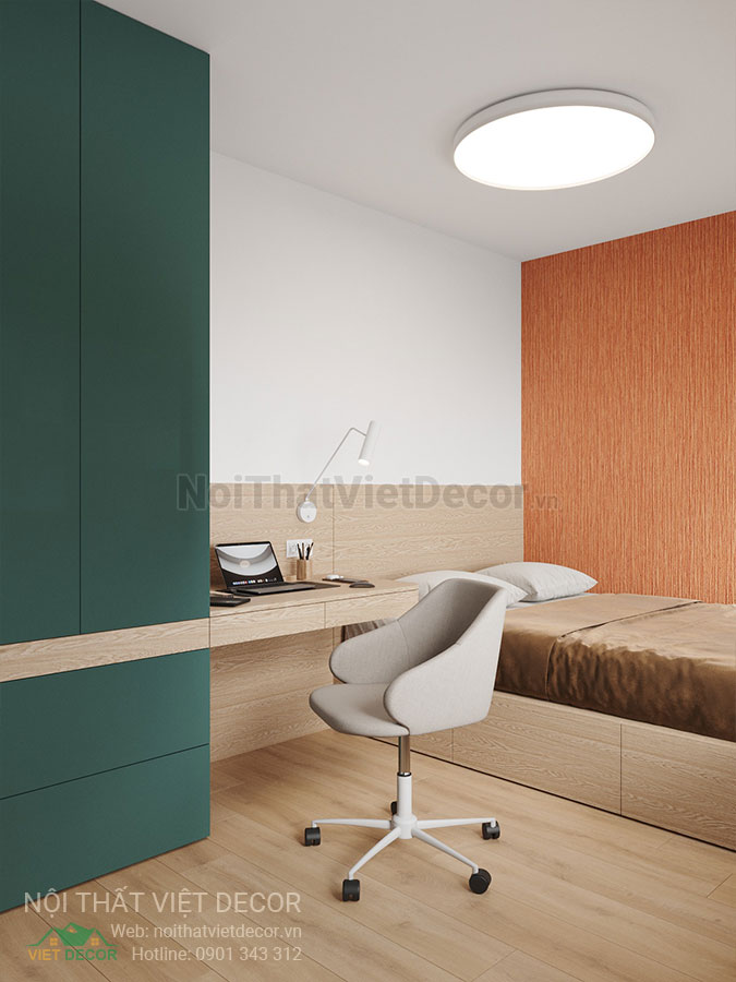 Nội Thất Việt Decor thiết kế thi công nội thất căn hộ phong cách color block
