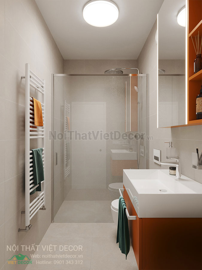 Nội Thất Việt Decor thiết kế thi công nội thất căn hộ phong cách color block