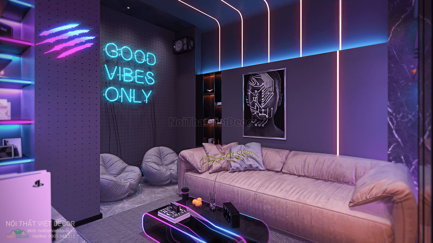 Nội Thất Việt Decor thiết kế thi công nội thất căn hộ phong cách gaming room