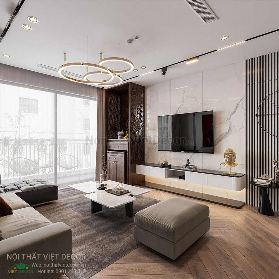 Nội Thất Việt Decor thiết kế thi công nội thất căn hộ phong cách hiện đại sang trọng modern luxury