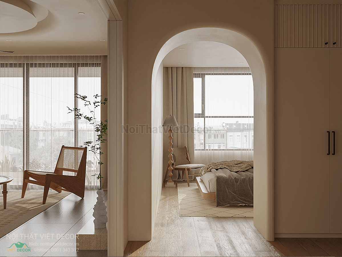 Nội Thất Việt Decor thiết kế thi công nội thất căn hộ phong cách Nhật Bản japandi kết hợp scandinavia