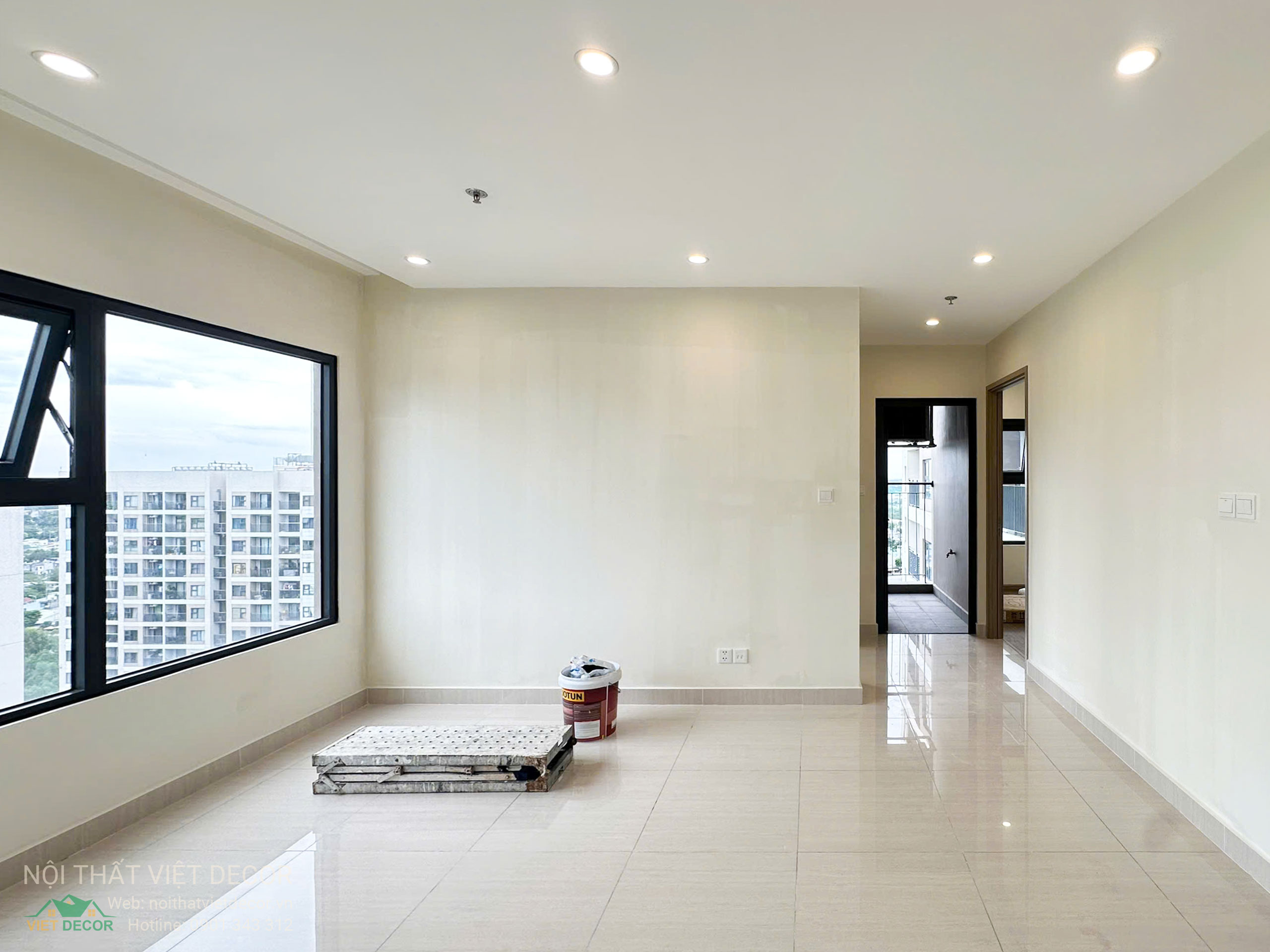 Nội thất Việt Decor thiết kế thi công trang trí nội thất căn hộ 2 phòng ngủ tòa nhà Origami chung cư Vinhomes Grand Park TP HCM