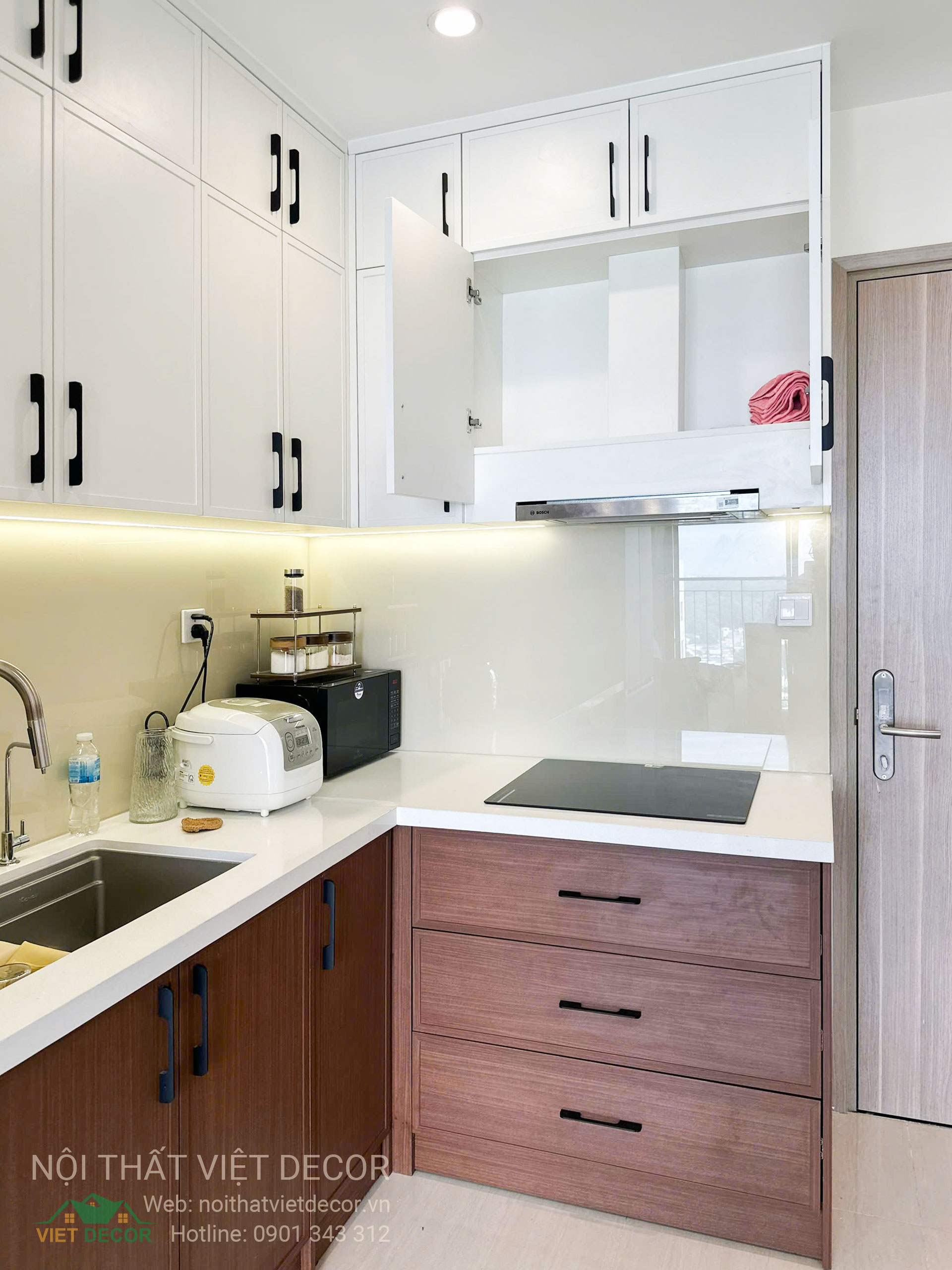 Nội thất Việt Decor thiết kế thi công trang trí nội thất căn hộ 2 phòng ngủ tòa nhà Origami chung cư Vinhomes Grand Park TP HCM