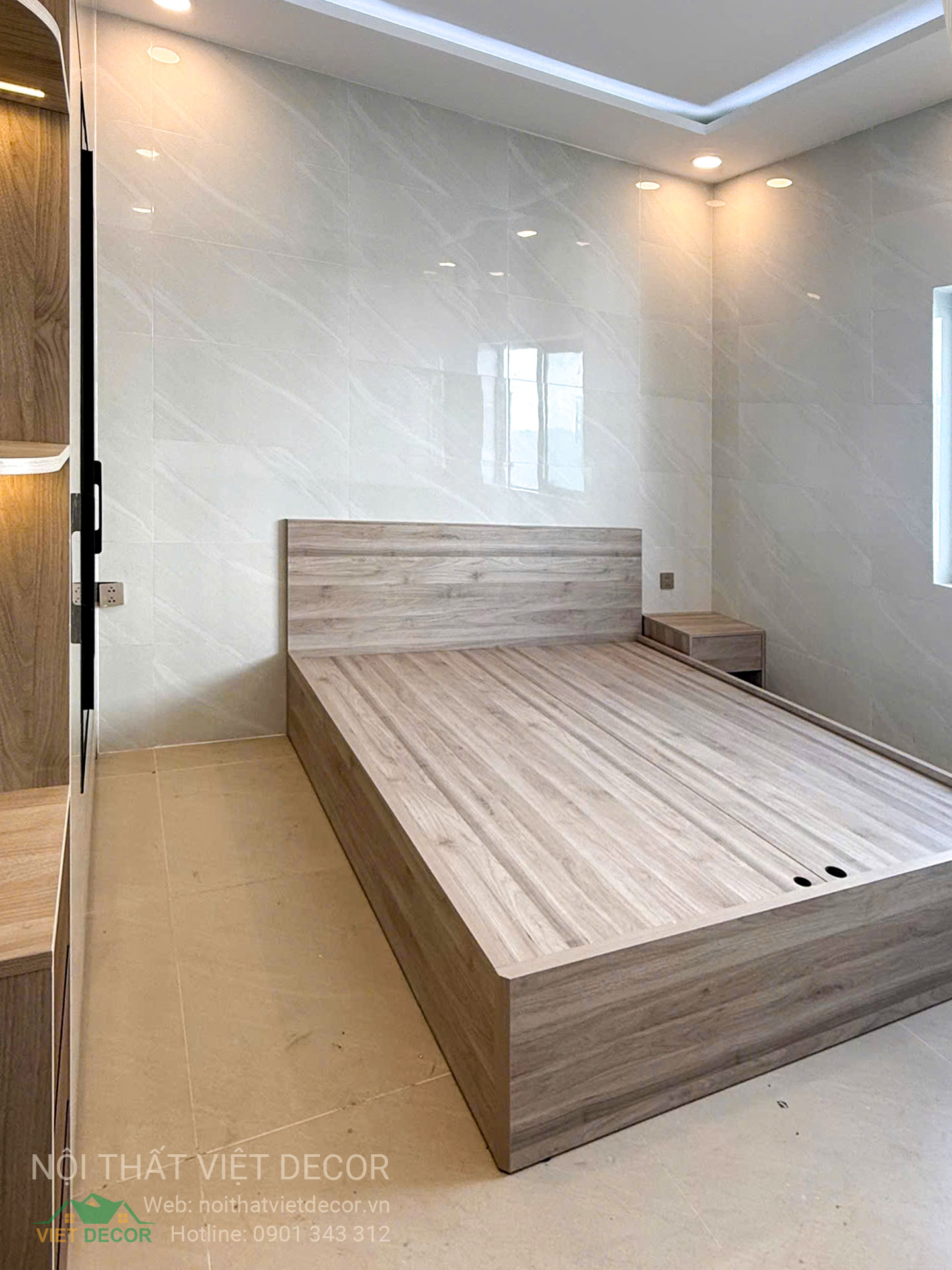 Nội Thất Việt Decor thiết kế, thi công nội thất nhà phố biệt thự Lavilla Green City tại Tân An, Long An (Tây Ninh) phong cách hiện đại tối giản