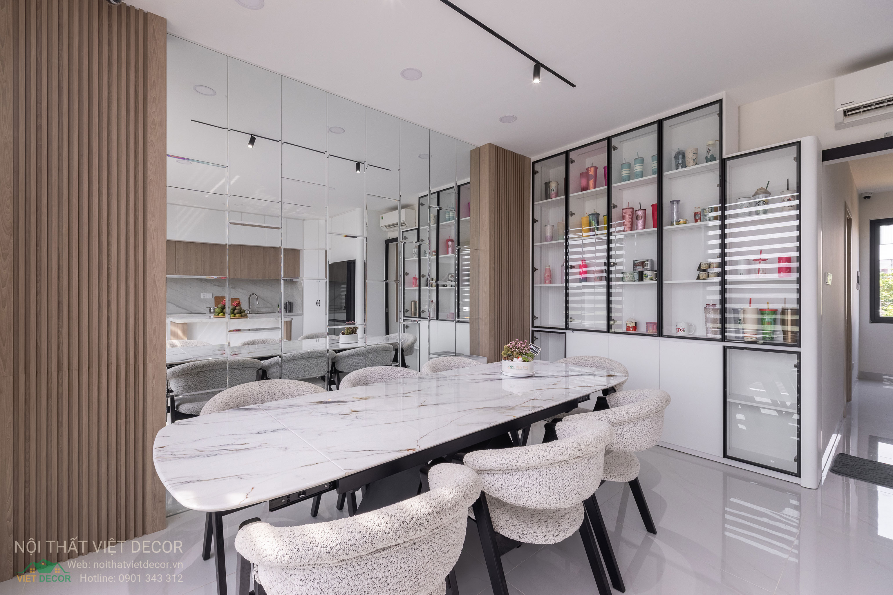 Nội Thất Việt Decor thiết kế thi công trang trí nội thất nhà phố tại phường Long Bình TP HCM, nhà bếp