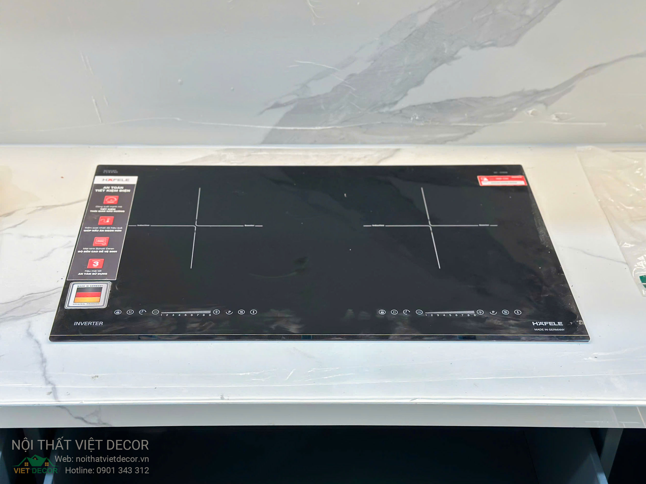 Nội Thất Việt Decor thiết kế thi công tủ bếp inox cánh kính phường Tân Hưng (quận 7) TP HCM
