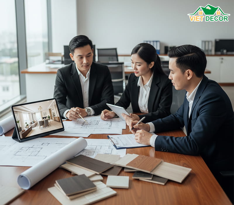 Bước 2: Ký kết hợp đồng và chốt bản vẽ kỹ thuật