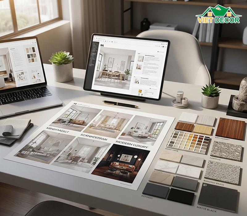 Báo giá thi công nội thất theo phong cách thiết kế