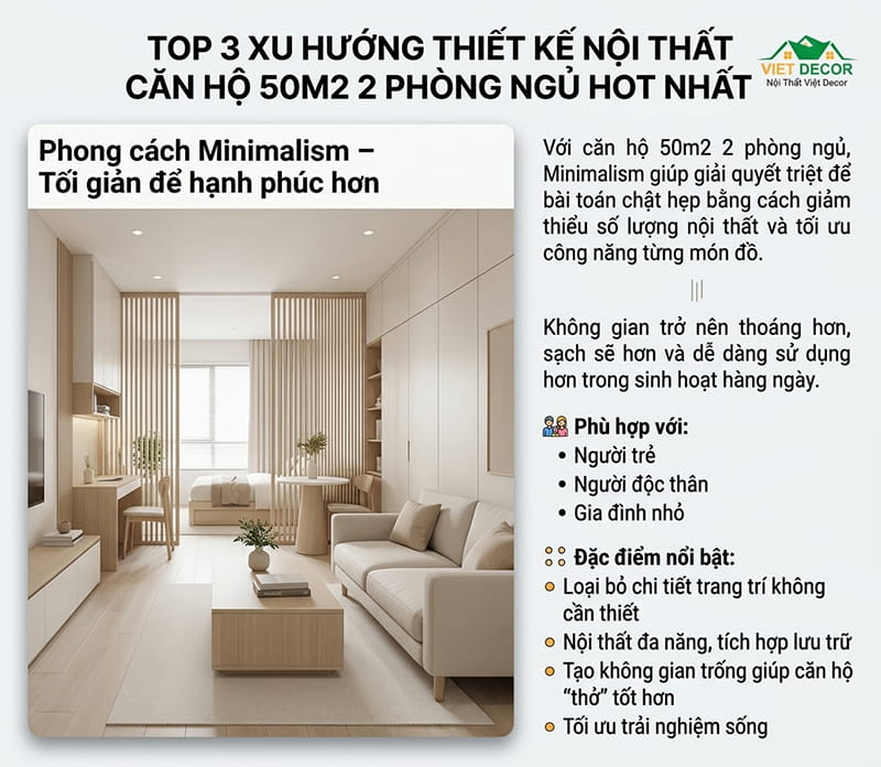 Phong cách Minimalism – Tối giản để hạnh phúc hơn
