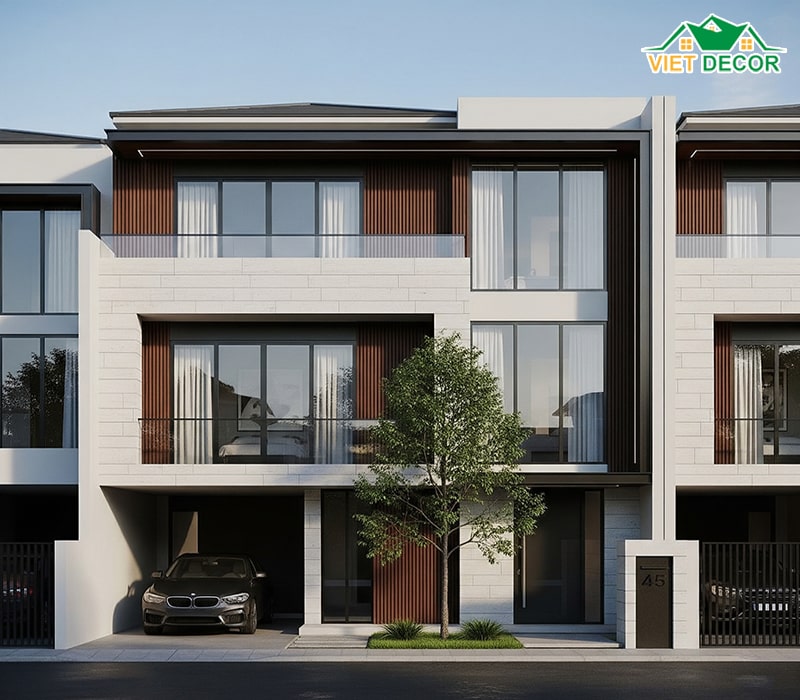 Mẫu thiết kế nhà 4x15 1 trệt 1 lầu 3 phòng ngủ
