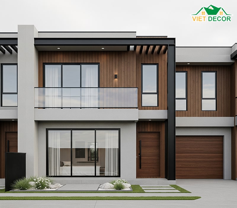Mẫu thiết kế nhà 4x15 1 trệt 1 lầu 3 phòng ngủ