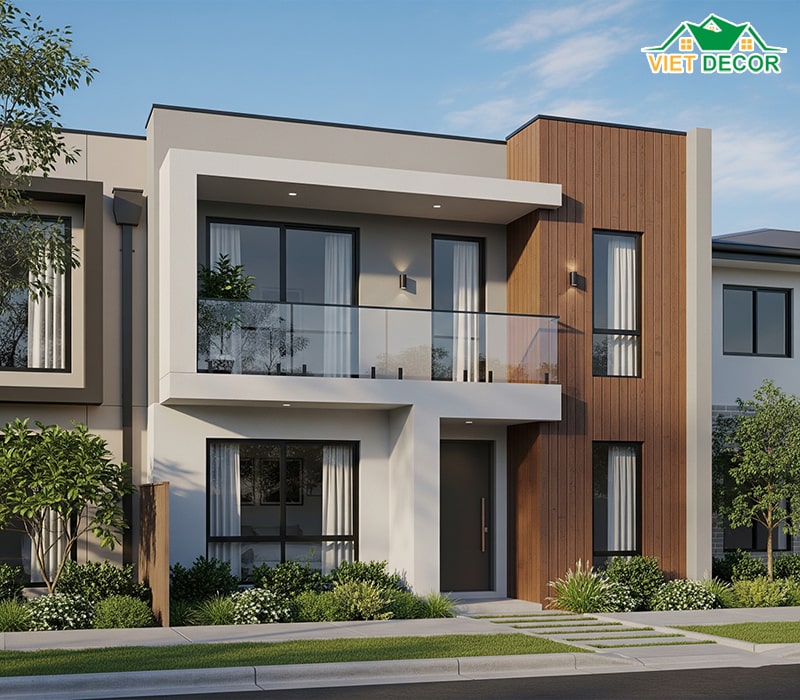 Mẫu thiết kế nhà 4x15 1 trệt 1 lầu 3 phòng ngủ