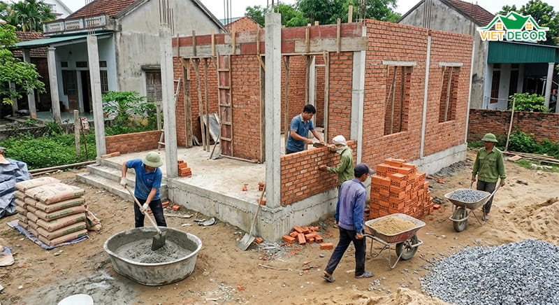 Tận dụng nguồn lực nhân công và vật liệu tại địa phương