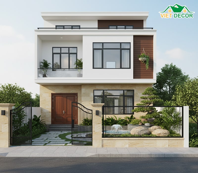 Yếu tố phong thủy cho mặt tiền 8m