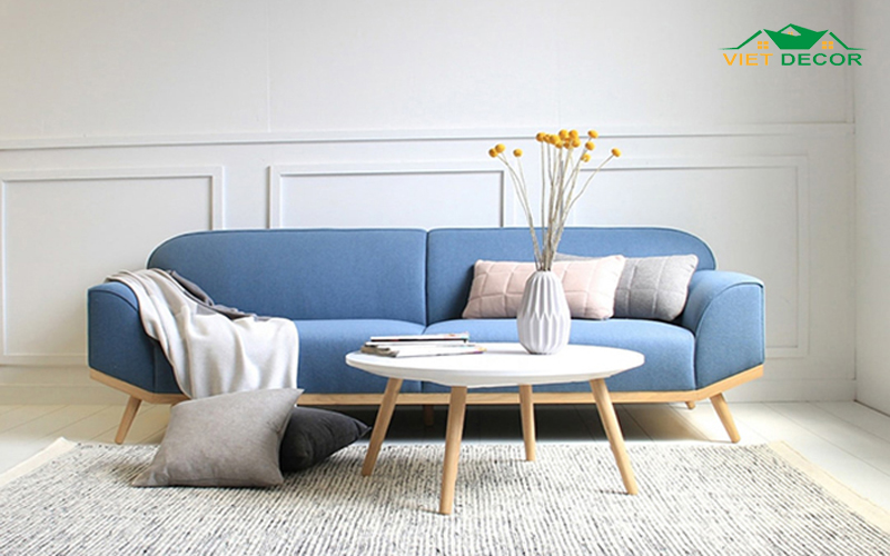 Phòng khách nhỏ 15m2 tối giản, sang trọng