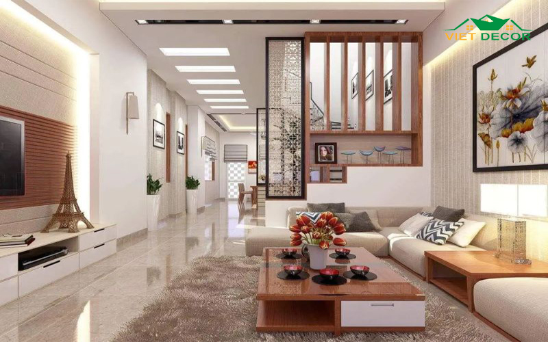 Mẫu trang trí cho nhà ống ấn tượng