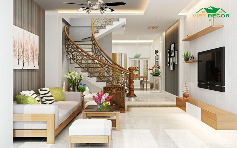 Mẫu trang trí cho nhà ống ấn tượng