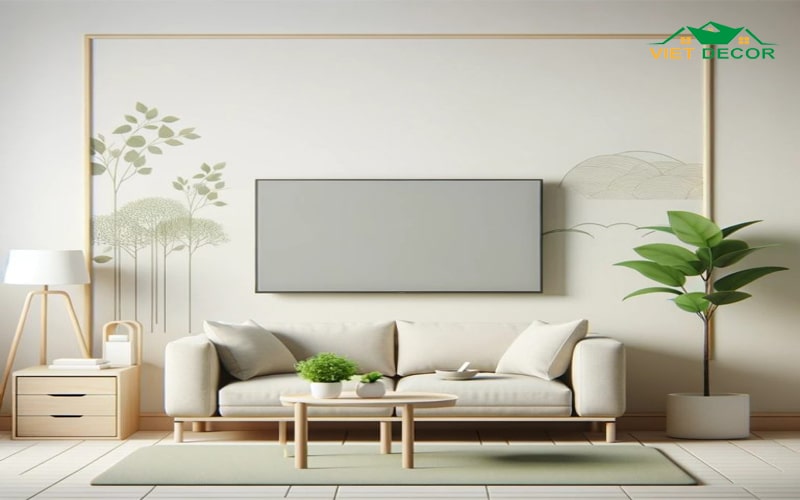 Lựa chọn vật liệu trang trí phòng khách