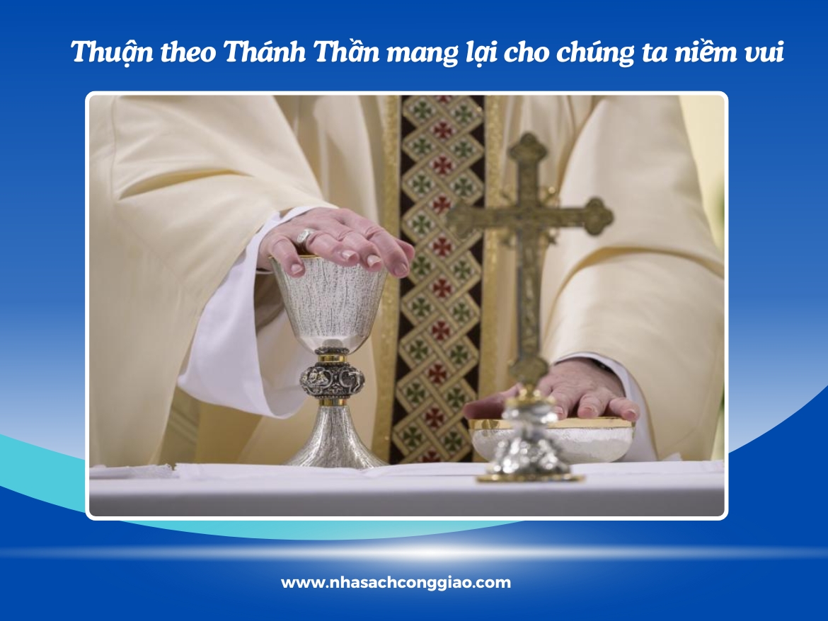 Chén lễ CLXV147 Đức Giáo Hoàng Phanxicô dạy Hãy Vâng Lời Chúa Thánh Thần