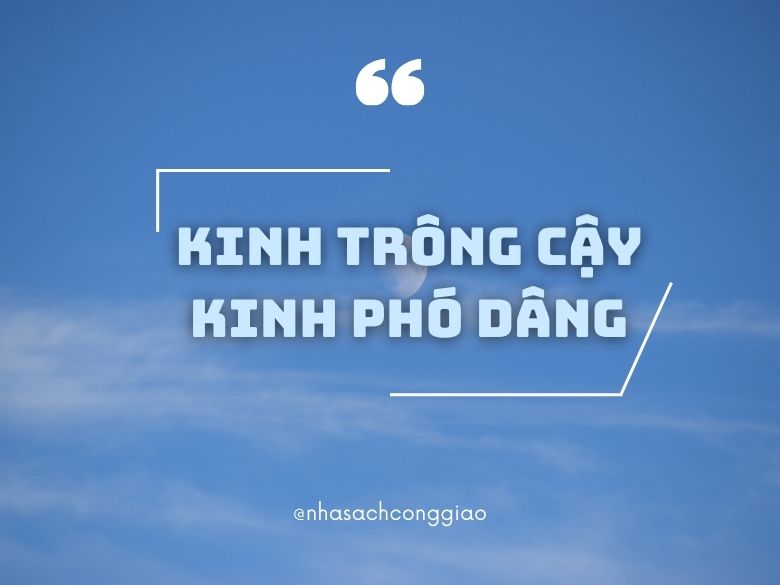 KINH TRÔNG CẬY -www.nhasachconggiao.com