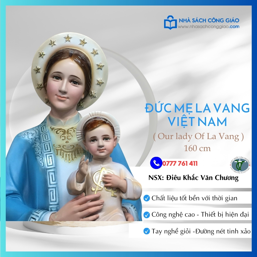 Đức Mẹ La Vang Áo dài Việt Nam Bế Chúa