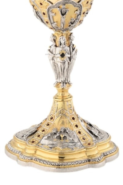 Chén Thánh Italy CLXV2189 mẫu Bữa Tiệc Ly Cenacolo 24cm