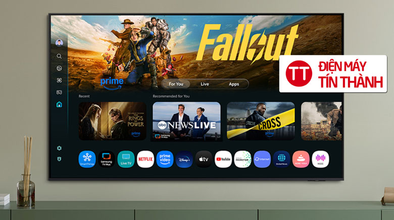 Smart TV Samsung Crystal UHD 65 inch U8500F 4K 2025 - Chuẩn Điện Ảnh Tại Gia!