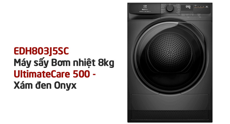 Giới Thiệu Máy Sấy Bơm Nhiệt Electrolux 8kg EDH803J5SC