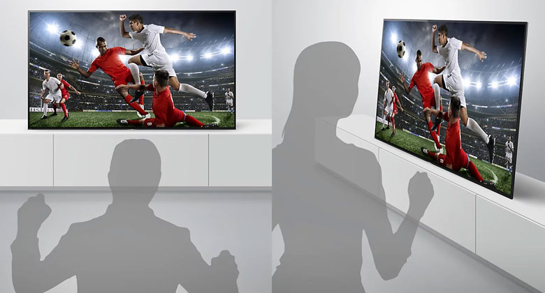 Giá tivi Sony 55 inch - Màu sắc đẹp từ mọi góc độ