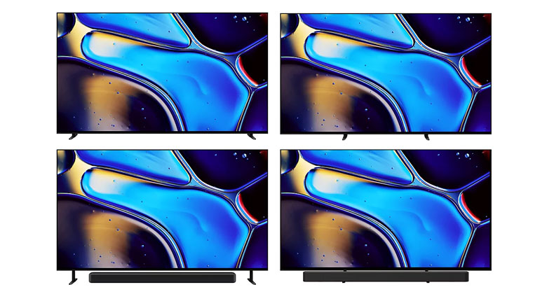 55XR80 Sony - Chân đế đa năng phù hợp với mọi phong cách