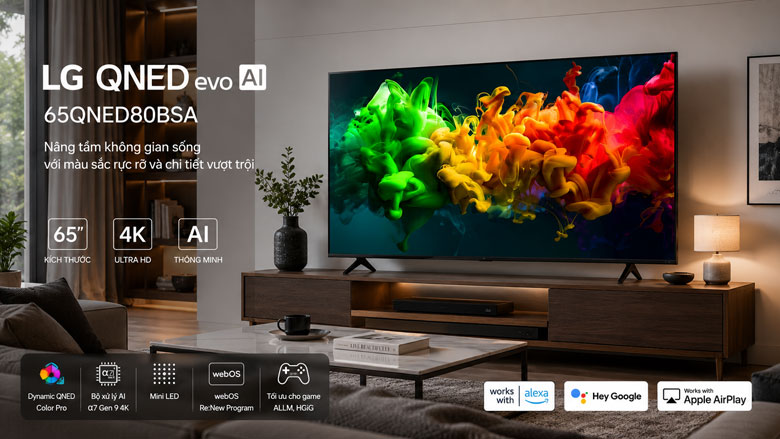 LG 65QNED80BSA Có Đáng Mua Không? Đánh Giá Chi Tiết 2026