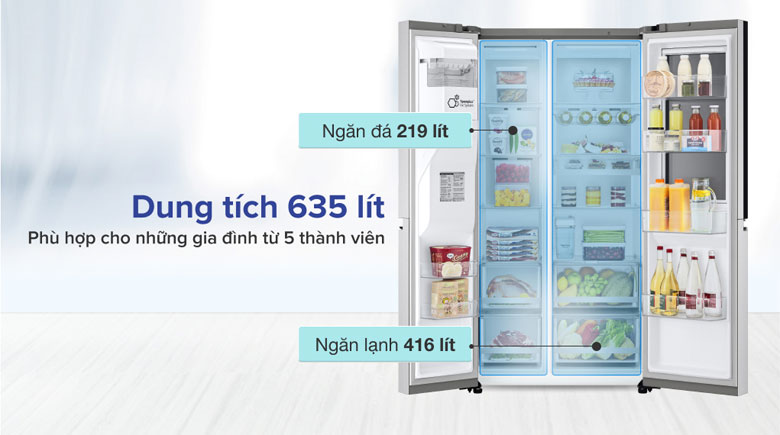 LG GR-X257JS - Ngăn lạnh