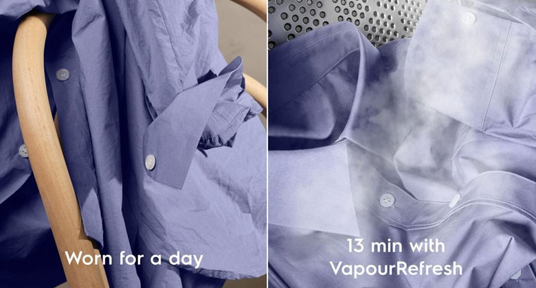 EWF1143R7WC - Làm mới quần áo mà không cần giặt