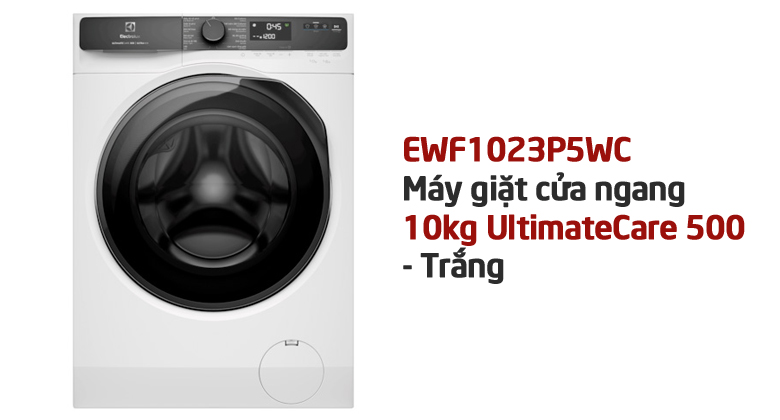 Máy giặt Electrolux Inverter 10 kg EWF1023P5WC giá bao nhiêu, có gì mới?