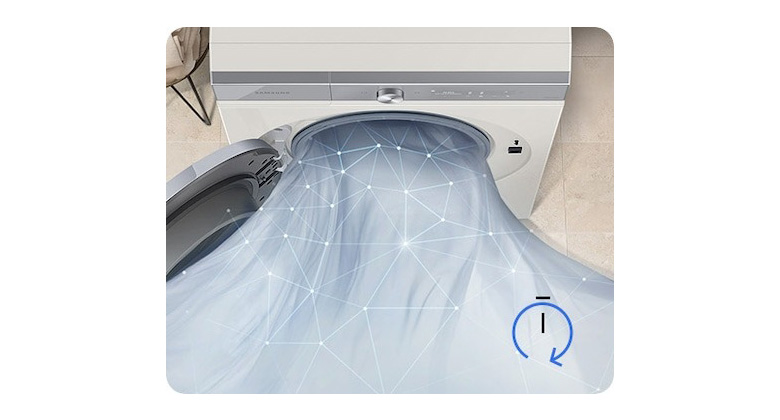 Máy sấy bơm nhiệt Samsung Bespoke AI 17 kg DV17B9750CV/SV - Sấy cảm biến thông minh AI Dry