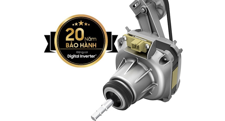 Máy sấy bơm nhiệt Samsung Bespoke AI 9 kg DV90BB9440GH/SV - Động cơ Digital Inverter