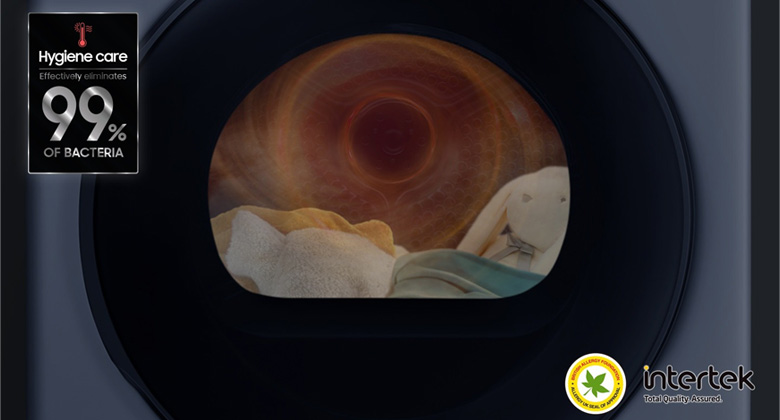 Máy sấy bơm nhiệt Samsung Bespoke AI 9 kg DV90BB9440GH/SV - Chu trình Hygiene Care