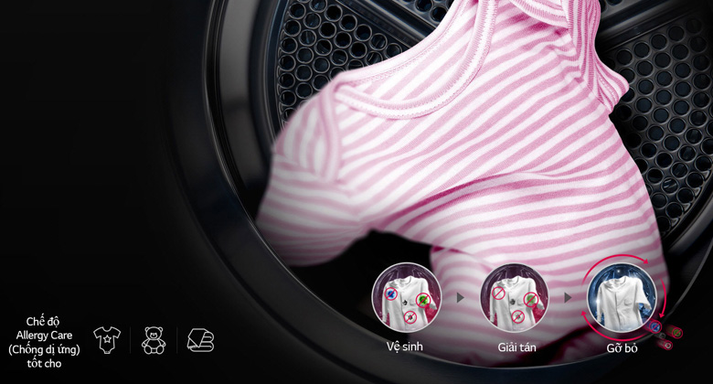 LG DVHP09B - Diệt 99,9% vi khuẩn và các tác nhân gây dị ứng