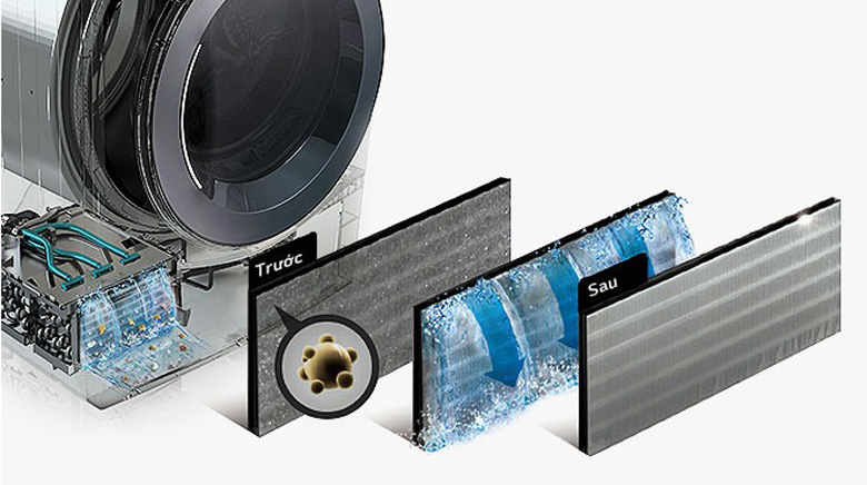 Máy sấy LG Heatpump - Bình ngưng dễ vệ sinh