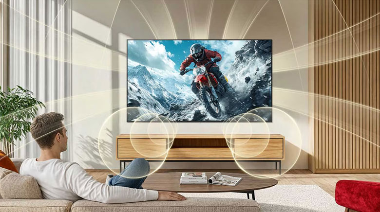 Giá Tivi LG 43 inch NU8055BPSA - Âm thanh vòm ảo 11.1.2 Ch bao trùm không gian