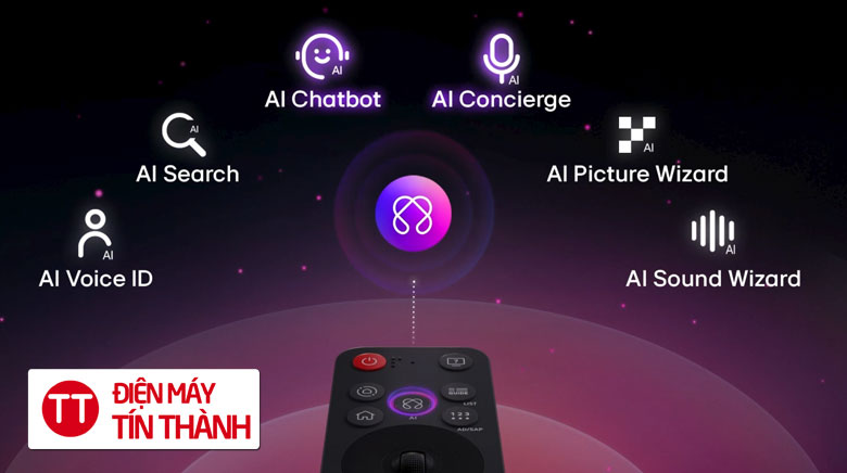 tivi lg 43ua7350 - smart tivi lg ai 4k 43 inch 43ua7350psb - AI Magic Remote giúp hoàn thiện trải nghiệm AI
