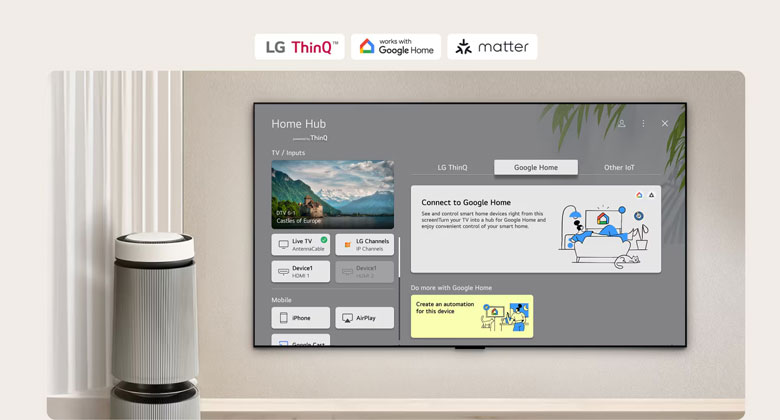 43UA8055 - Home Hub, nền tảng toàn diện cho nhà thông minh