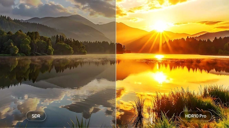 Tivi LG AI 4K 75 inch 75NU805BPSB - Chi tiết sống động, độ tương phản sâu hơn trong từng khung hình