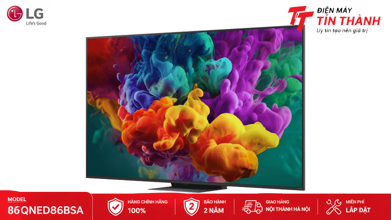 Smart Tivi LG 86QNED86BSA có phù hợp phòng khách rất rộng không?