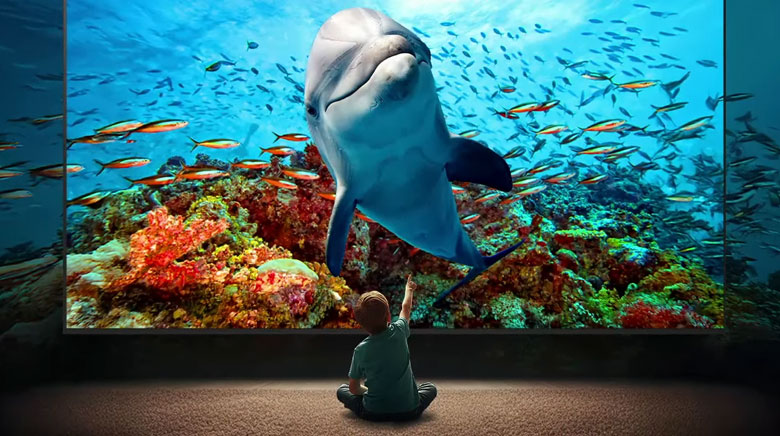 98NU855BPSA LG - Nâng cấp mọi khung hình lên 4K với độ chính xác từng điểm ảnh trên màn hình TV siêu lớn