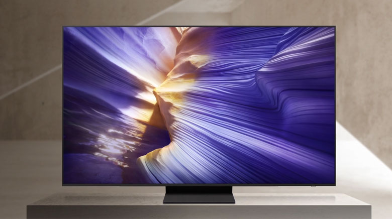55S90F - Smart Tivi OLED Samsung AI 4K 55 inch QA55S90F - Thiết kế Laser siêu mỏng