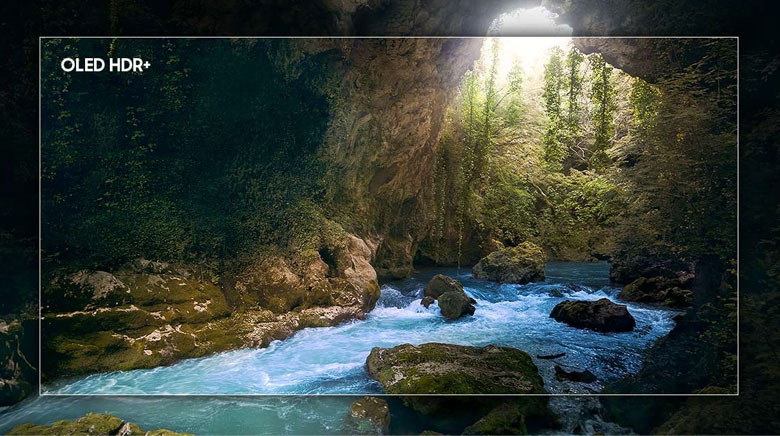 77S90F - Smart Tivi OLED Samsung AI 4K 77 inch QA77S90F - Công nghệ OLED HDR+