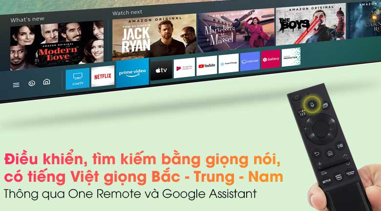 Tìm kiếm và điều khiển bằng giọng nói có hỗ trợ tiếng Việt nhờ One Remote Control thông minh