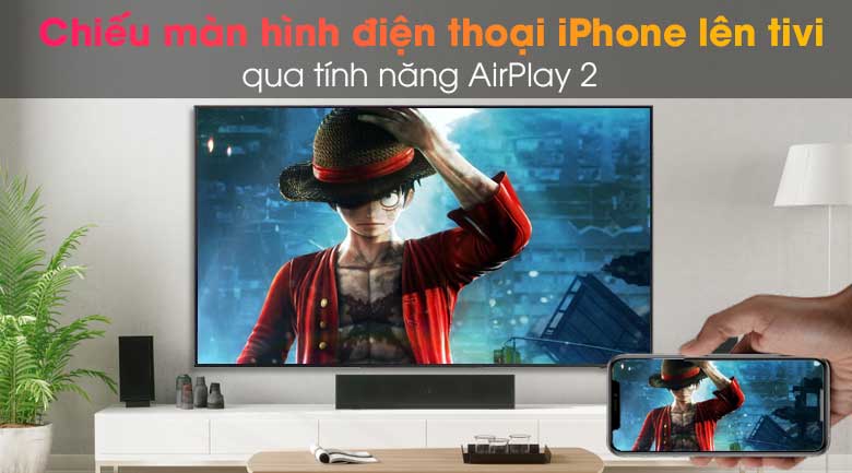 Chiếu màn hình điện thoại IPhone lên tivi dễ dàng nhờ tính năng AirPlay 2
