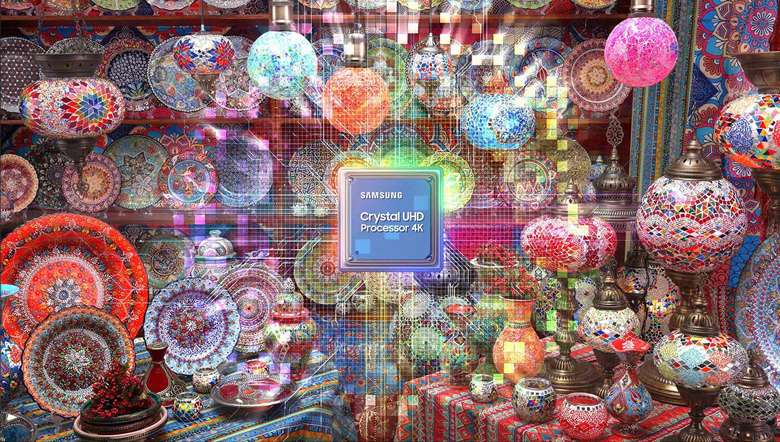 Tivi 43BU8000 - Bộ xử lý Crystal 4K